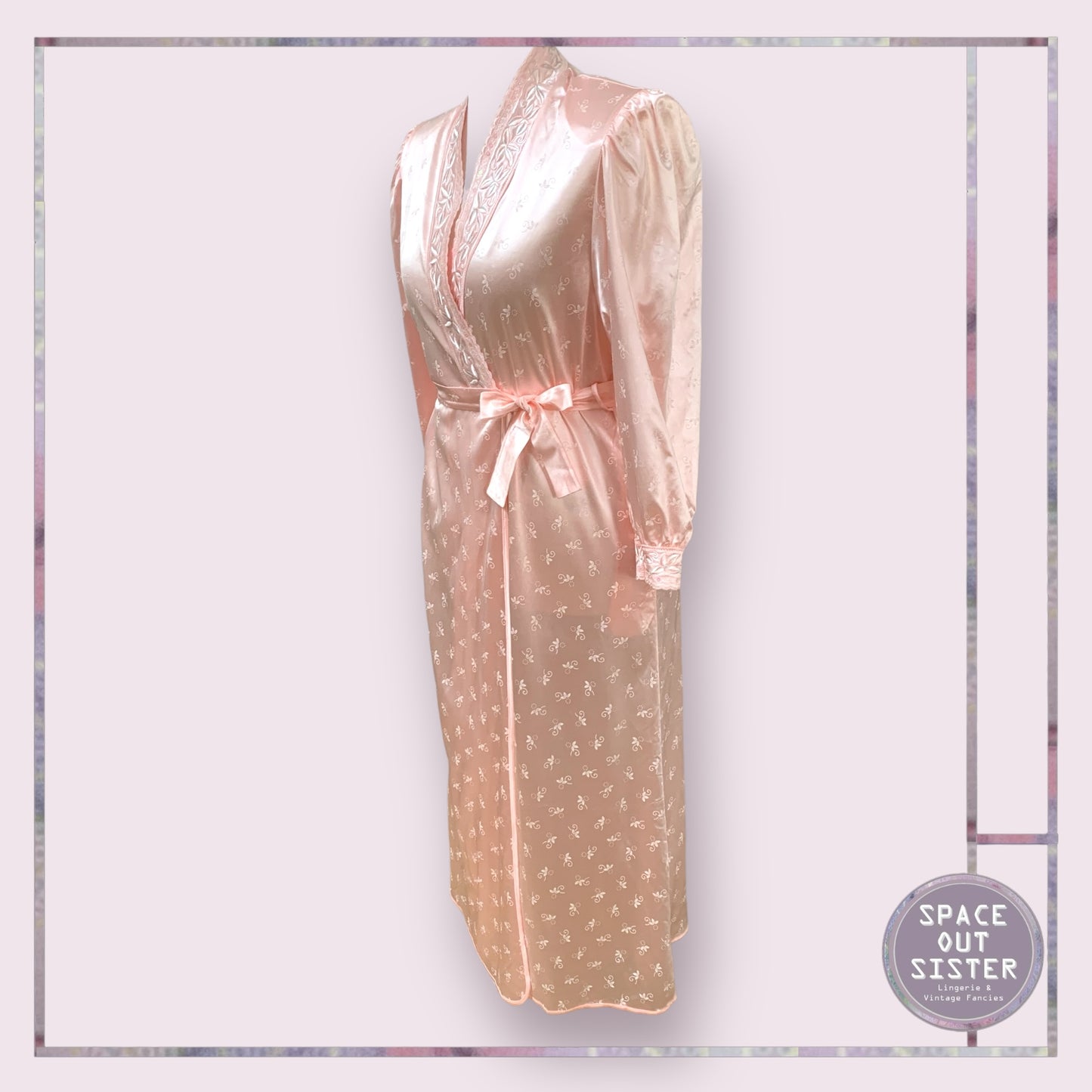 NOS Rasurel Satin Robe