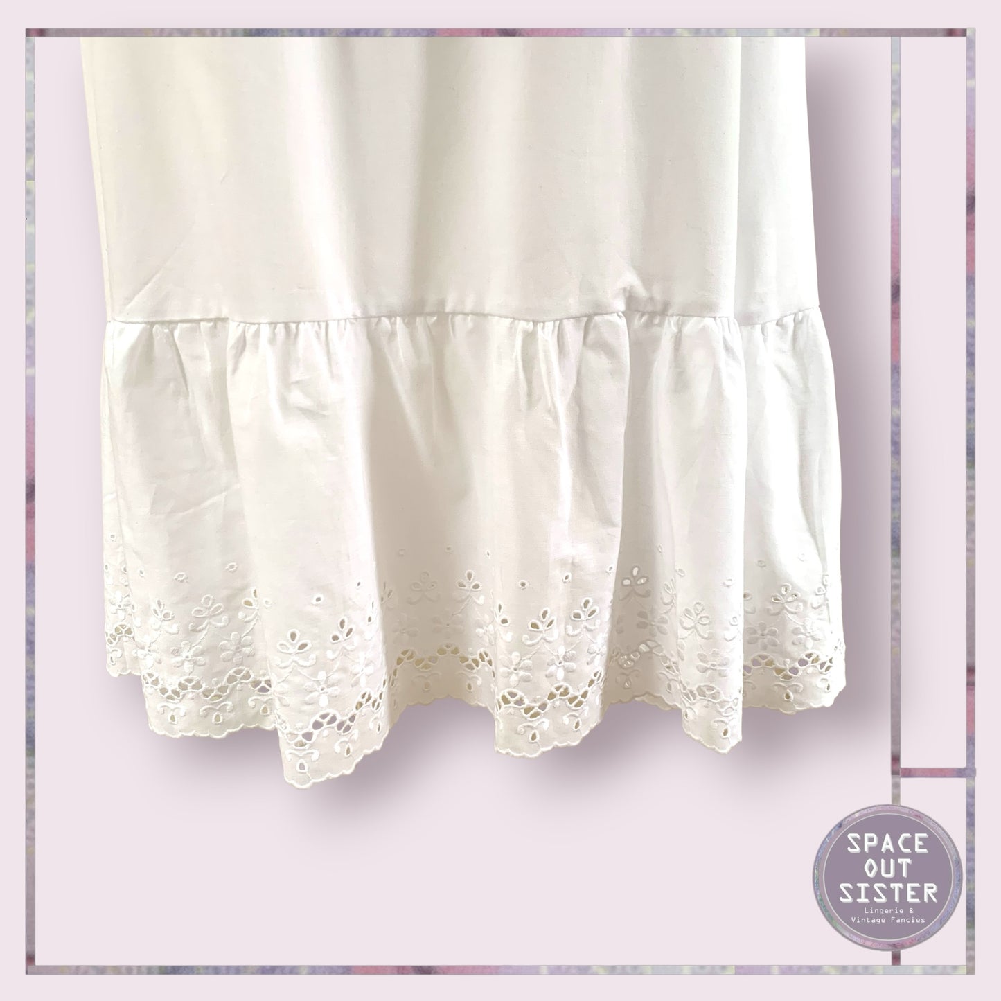 Vintage Cotton Petticoat L