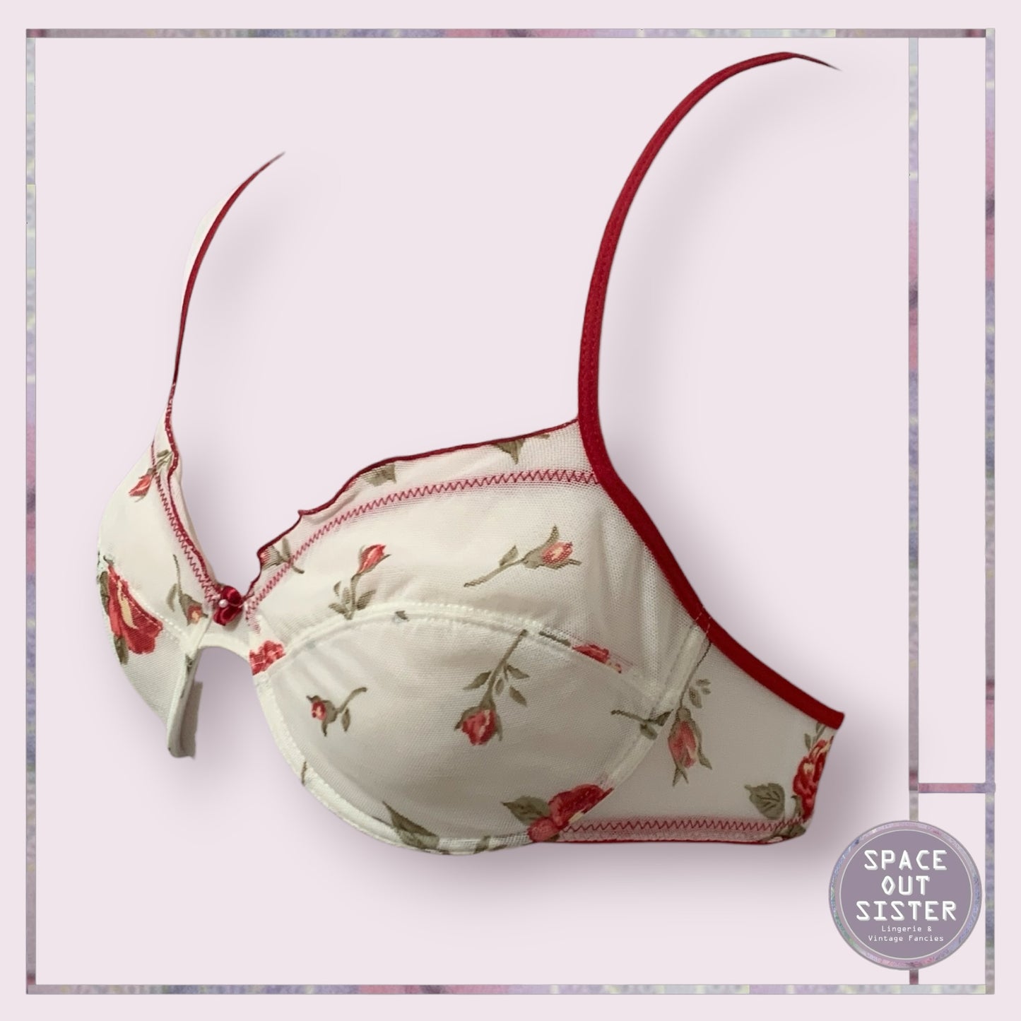 Skin to Skin Red Rose Bra