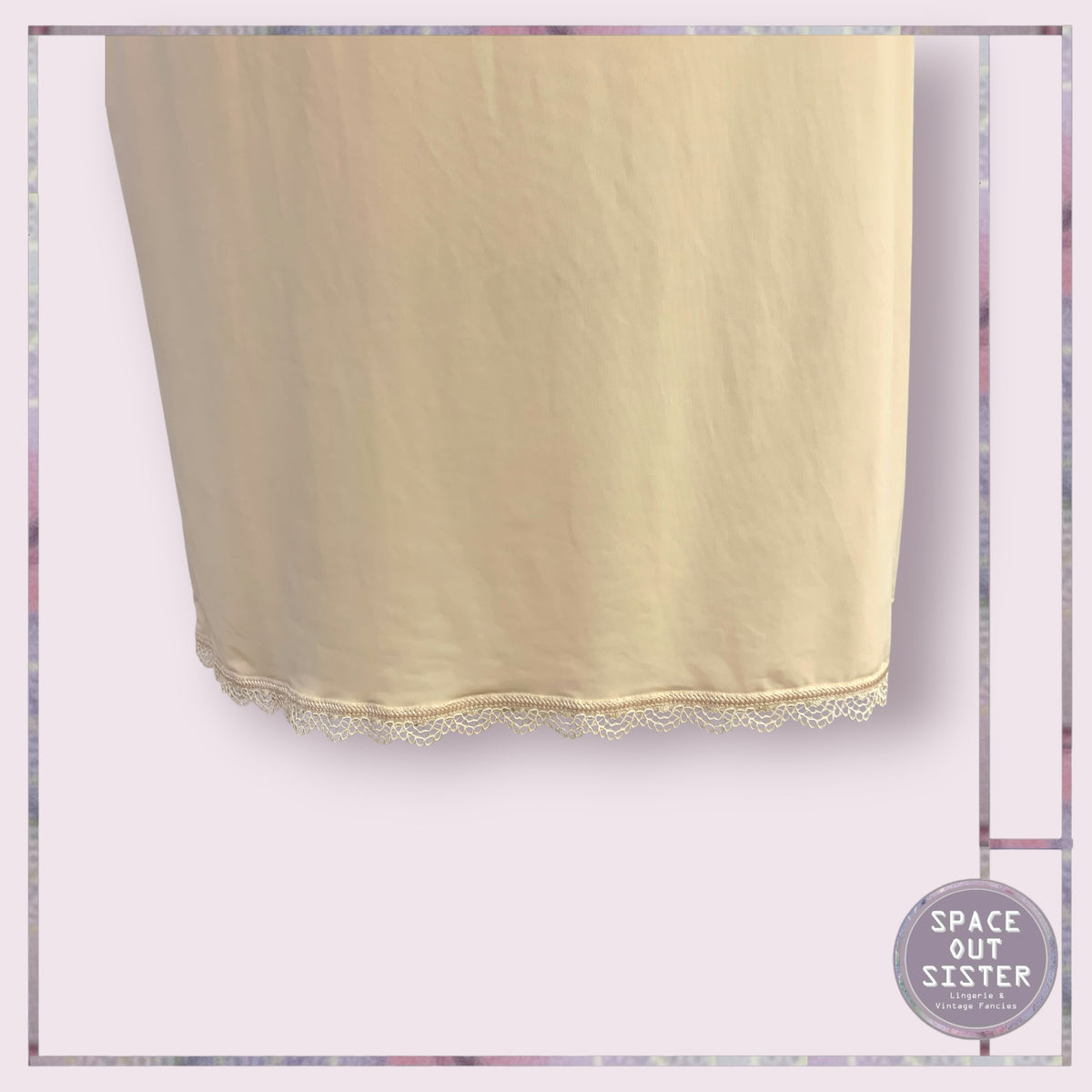 Vintage Toffee Half Slip
