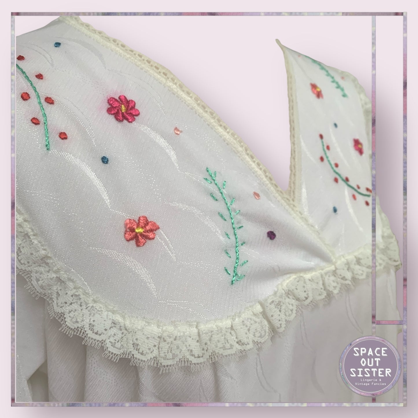 Vintage Needlework Nightdress
