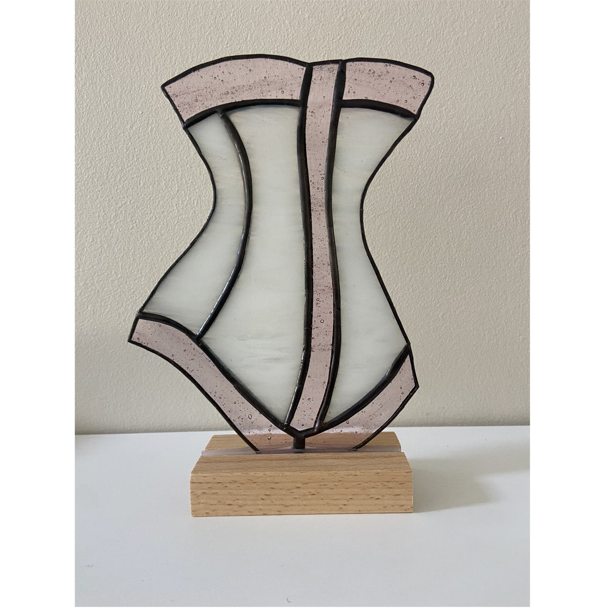 Iridescent Corset by Ginger's Gorgeous Glass