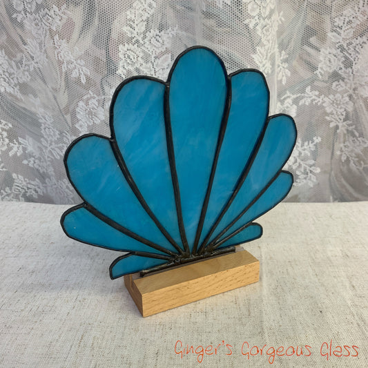 Blue Shell by Ginger's Gorgeous Glass
