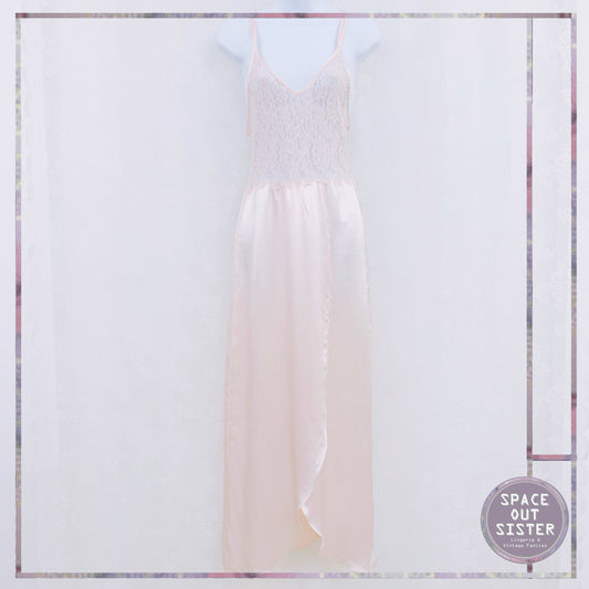 1980s Jessica Lynn Nightgown & Bed Jacket Set