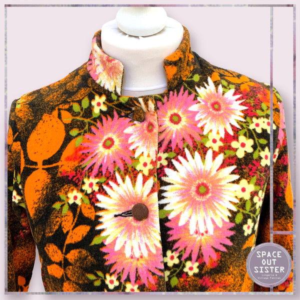 Vintage Flores Autumnal Robe