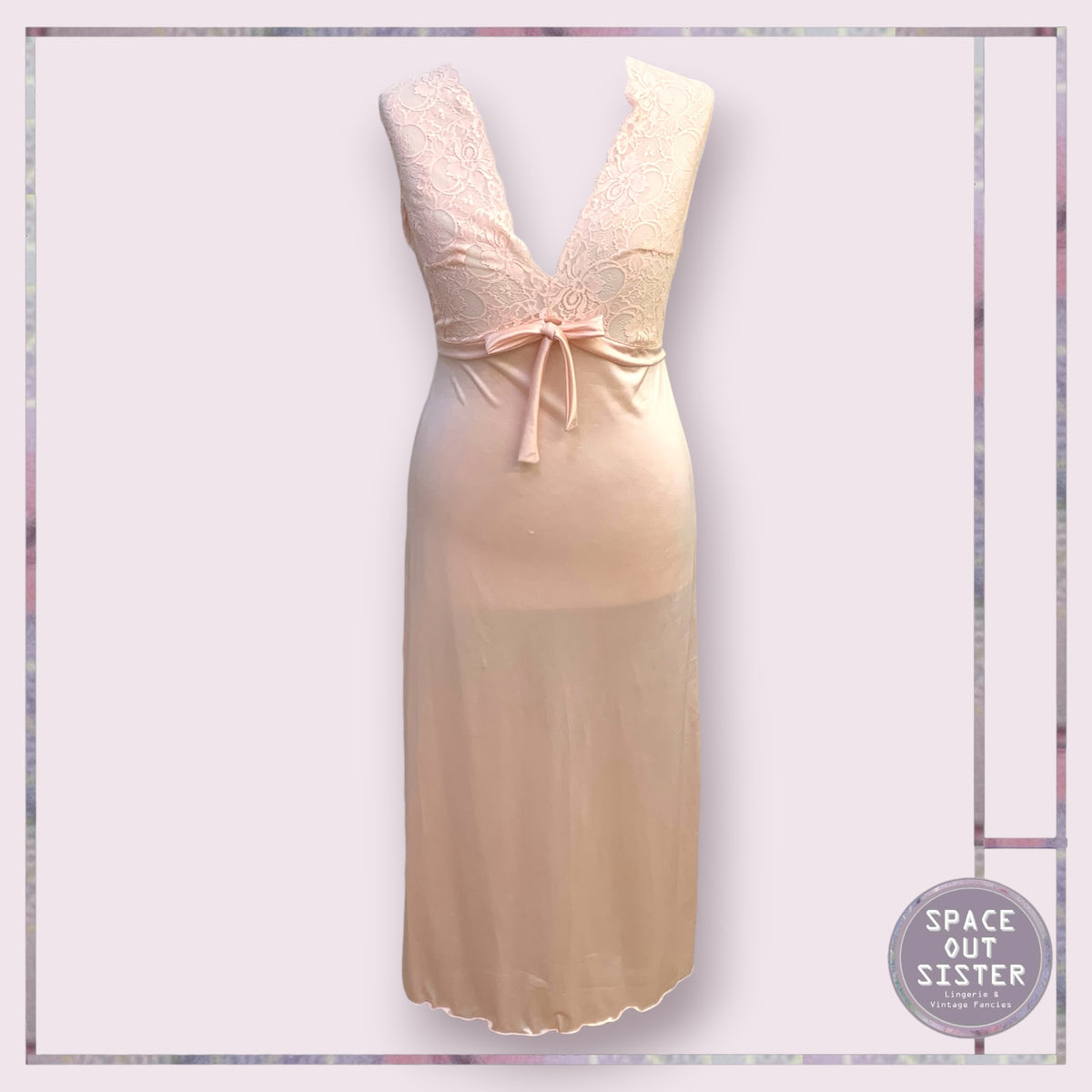 Vintage Italian Plunge Nightdress