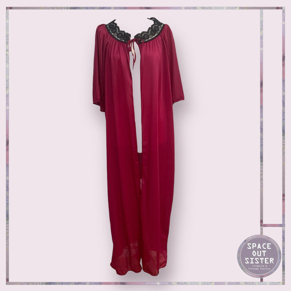 Vintage Raspberry Robe