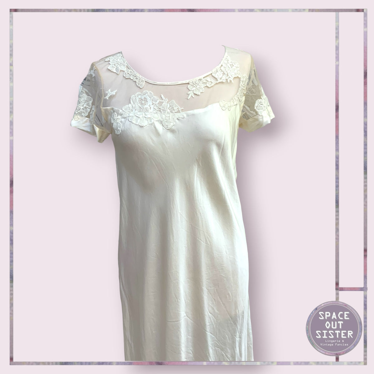 Vintage Silk Luna di Seta Milano Nightdress