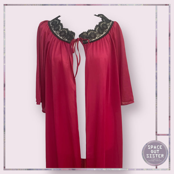 Vintage Raspberry Robe