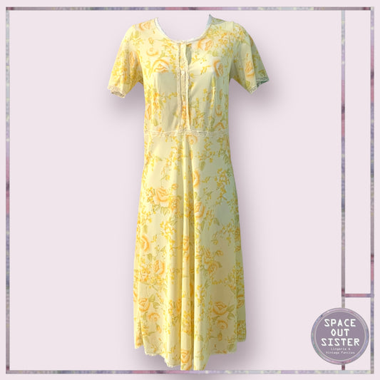 Vintage Lemon Print Nightdress