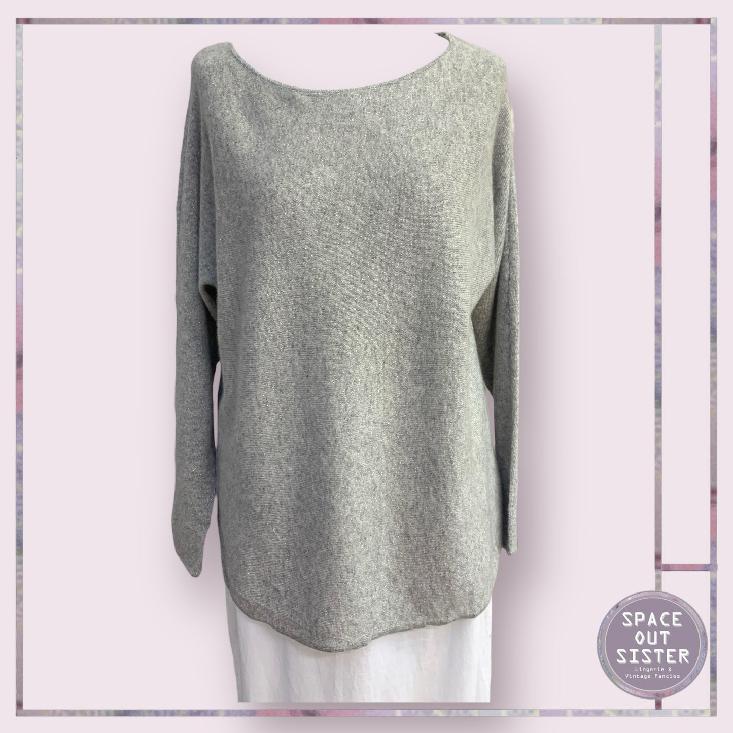 Pre-Loved Silver Charter Club BNWT Cashmere Jumper