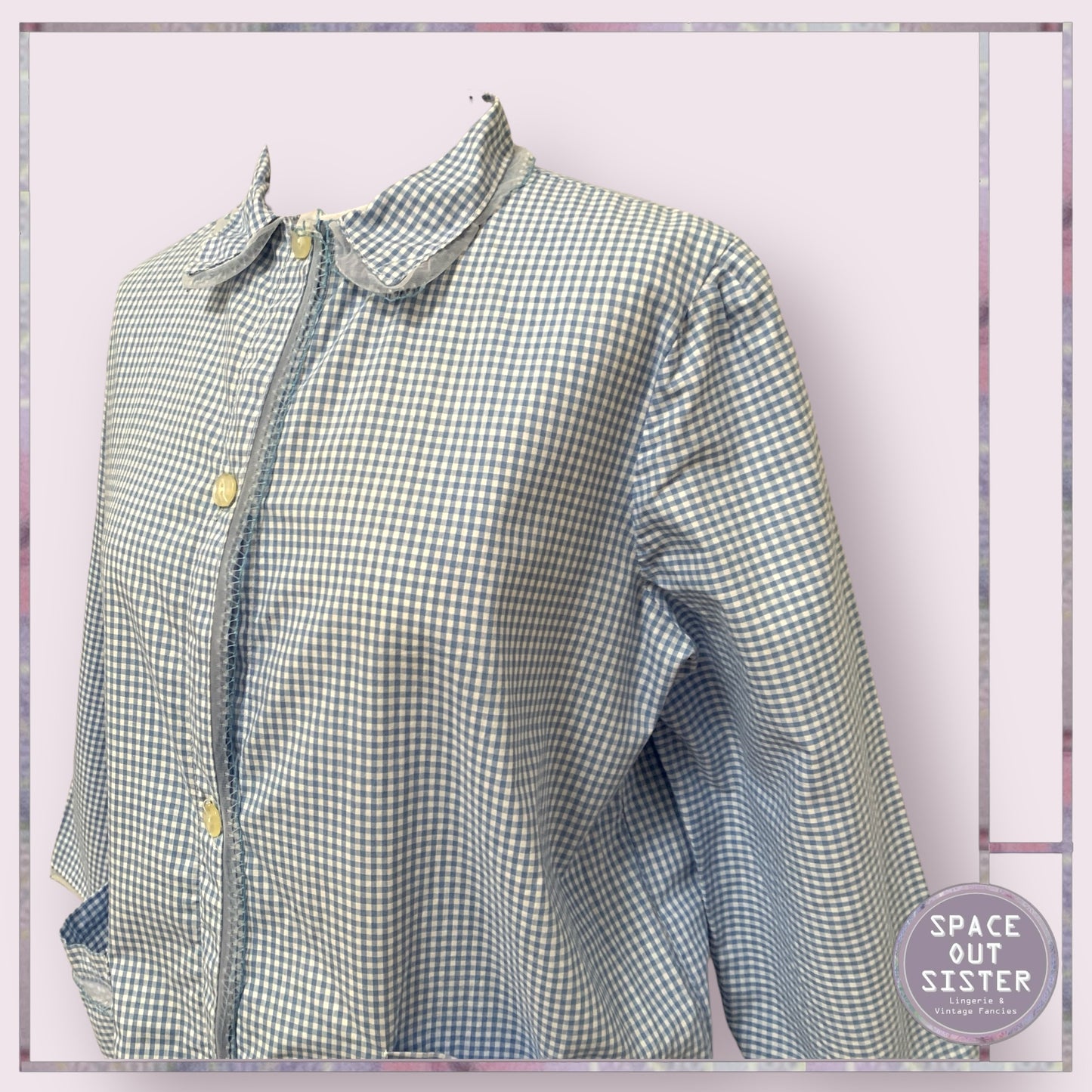 Vintage Cotton Mary Made In Éire Housecoat
