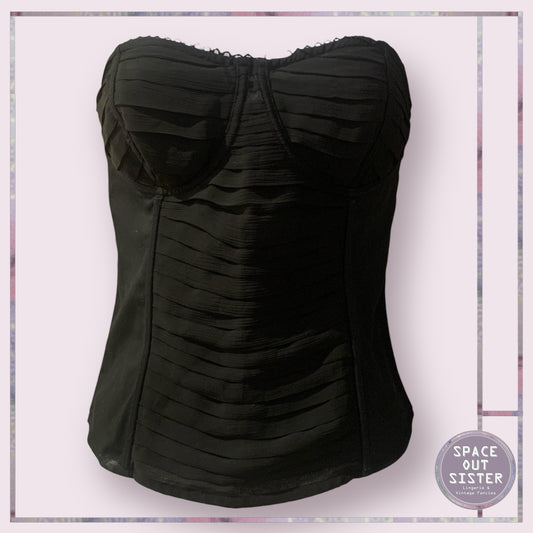 Vintage Pleated Bustier