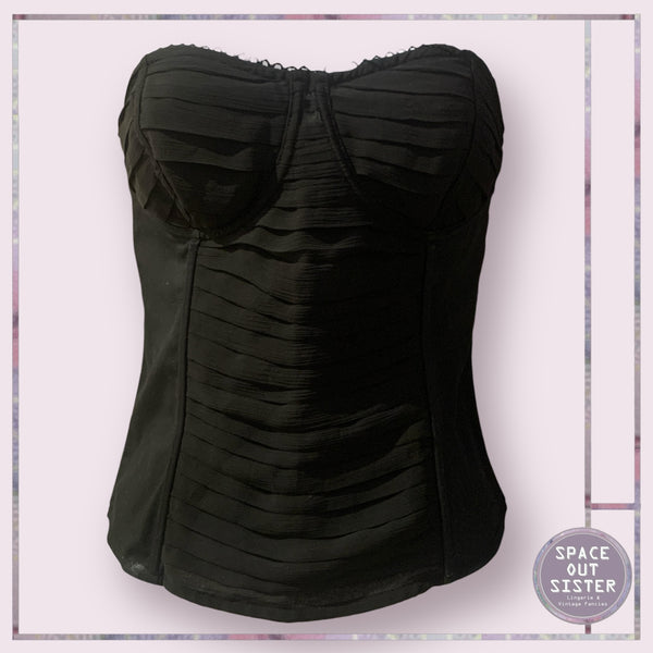 Vintage Pleated Bustier