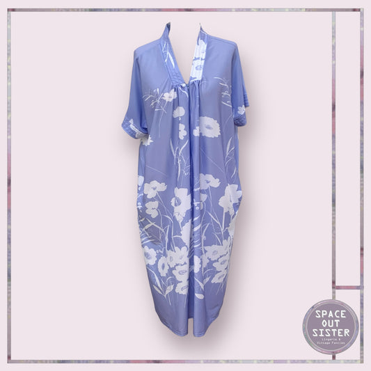 Vintage Zip Lilac Robe