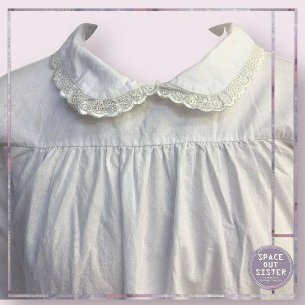 Vintage Cotton White Nightdress