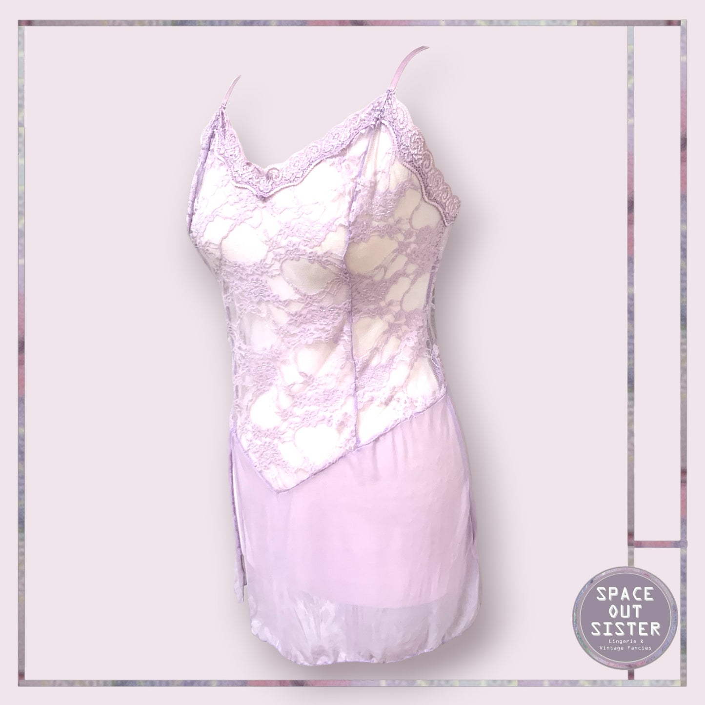 Avid Love Lilac Lace Nightdress