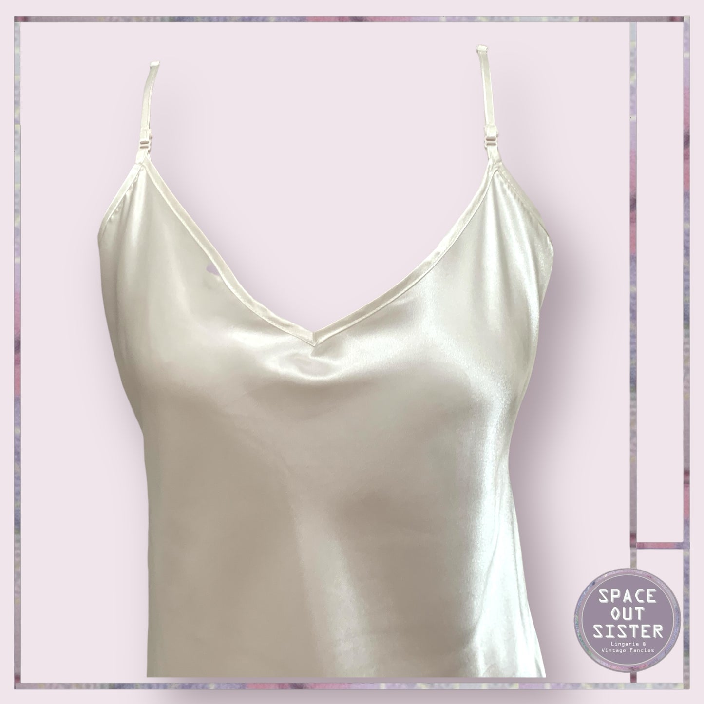 Vintage Ivory Slip Dress