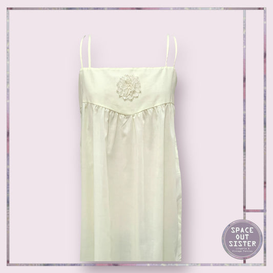Vintage Full Length Flower Motif Nightdress