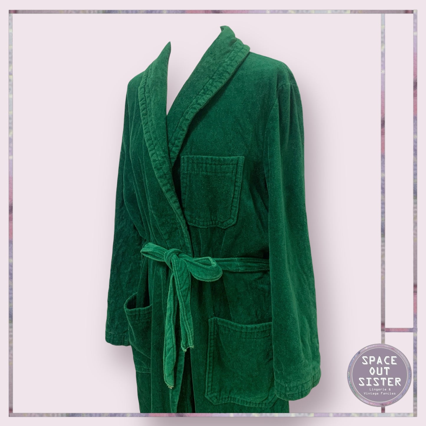 Vintage Vossen Forest Green Robe