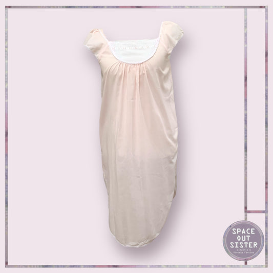 Vintage Pink Ribbon Cloud Nightdress