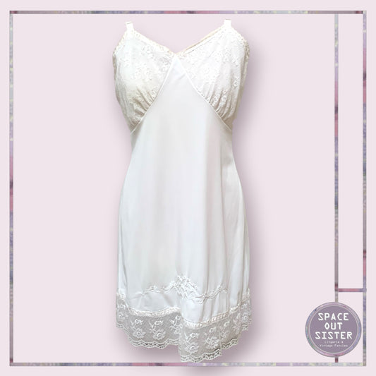 Vintage Nani Embroidered Slip