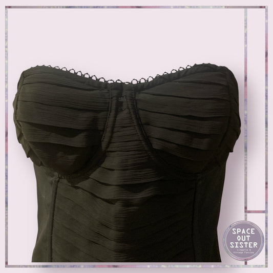 Vintage Pleated Bustier