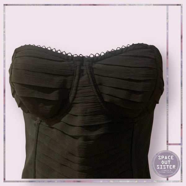 Vintage Pleated Bustier