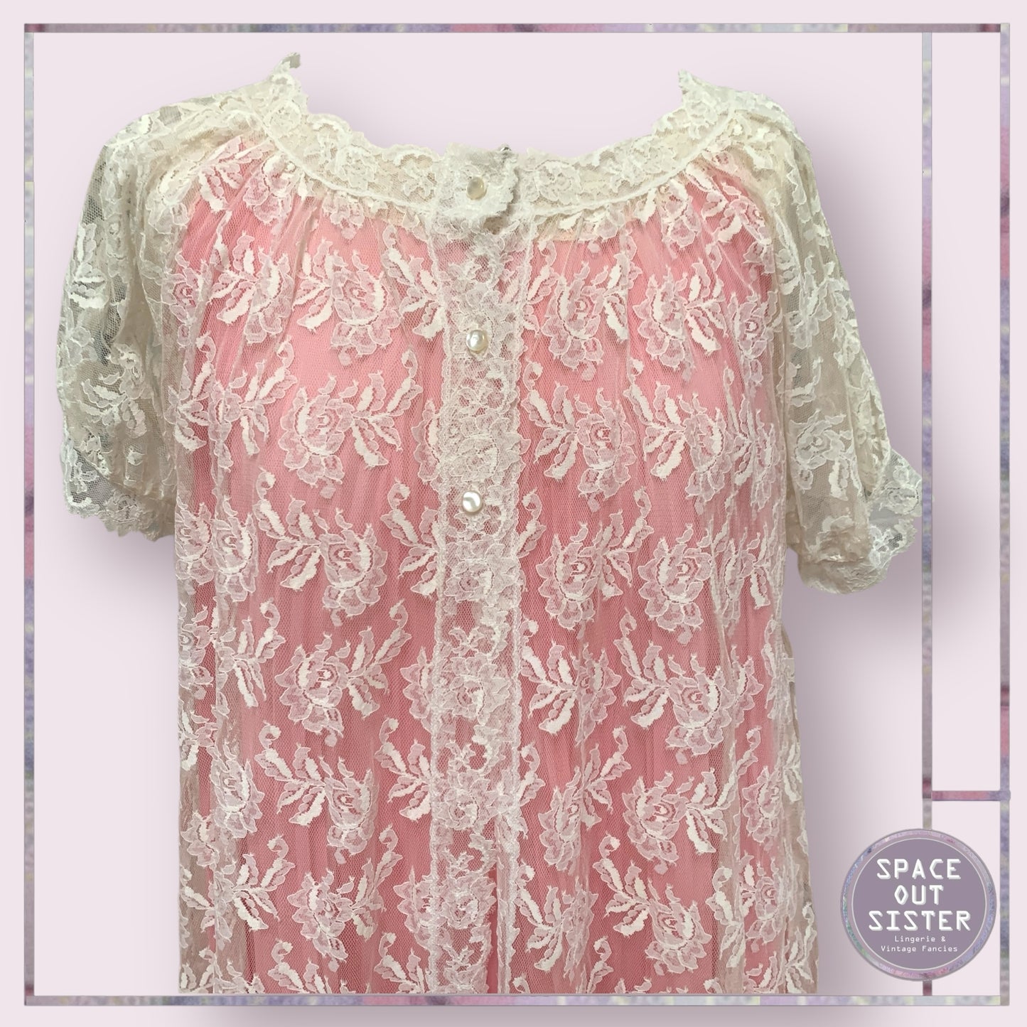 Vintage Parisian Peignoir Set