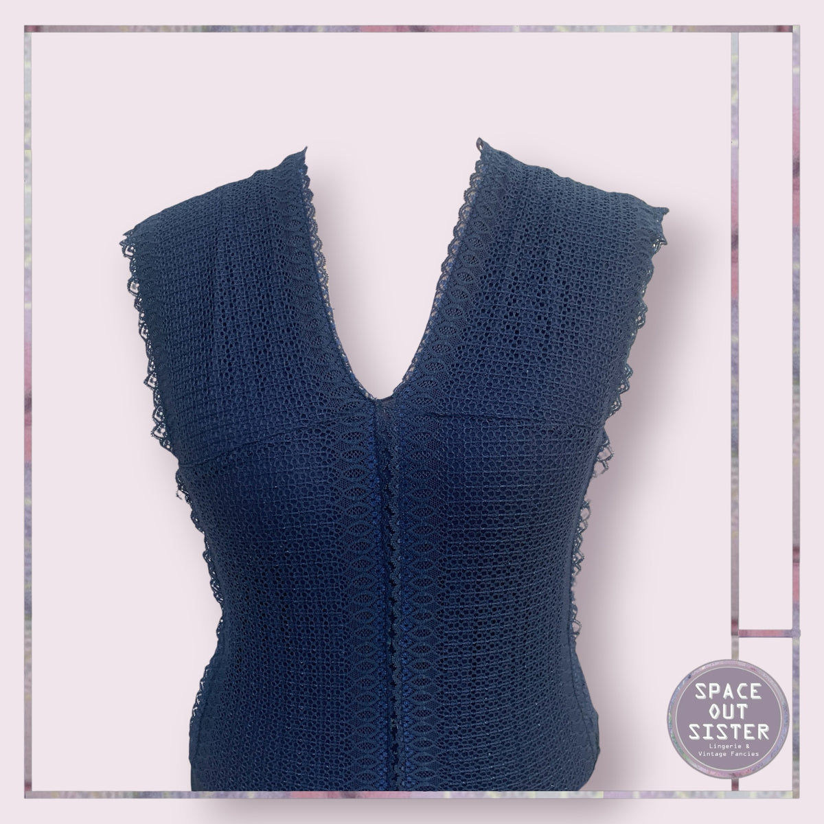 Pre-Loved Navy Bodysuit