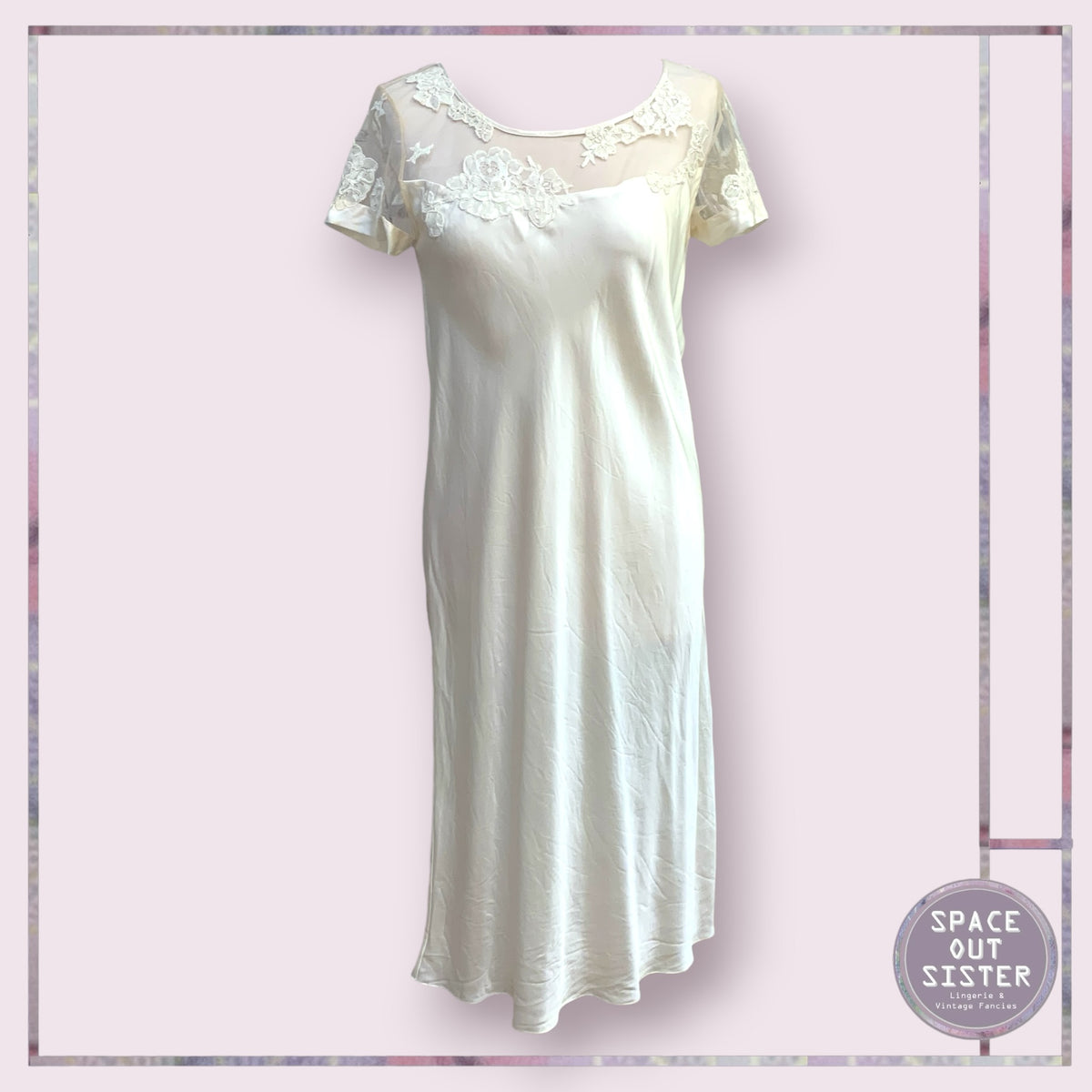 Vintage Silk Luna di Seta Milano Nightdress