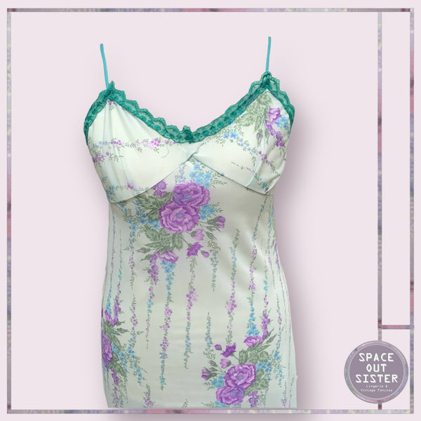Vintage Mauve Garden Slip