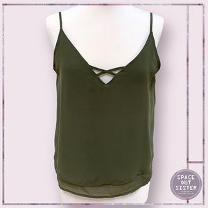 Pre-Loved Khaki Camisole Top