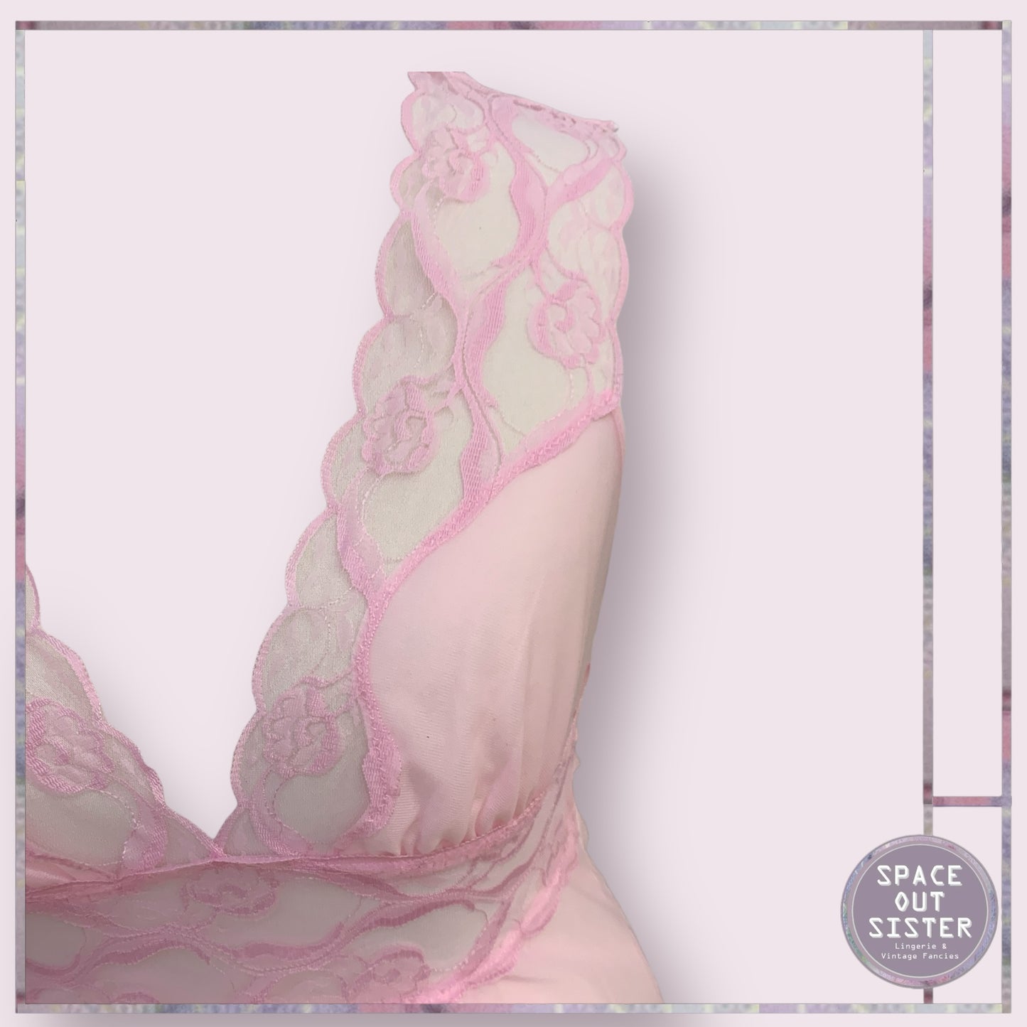 Vintage Full Length Tie Nightdress