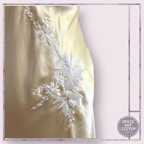 Vintage Golden Slip Dress