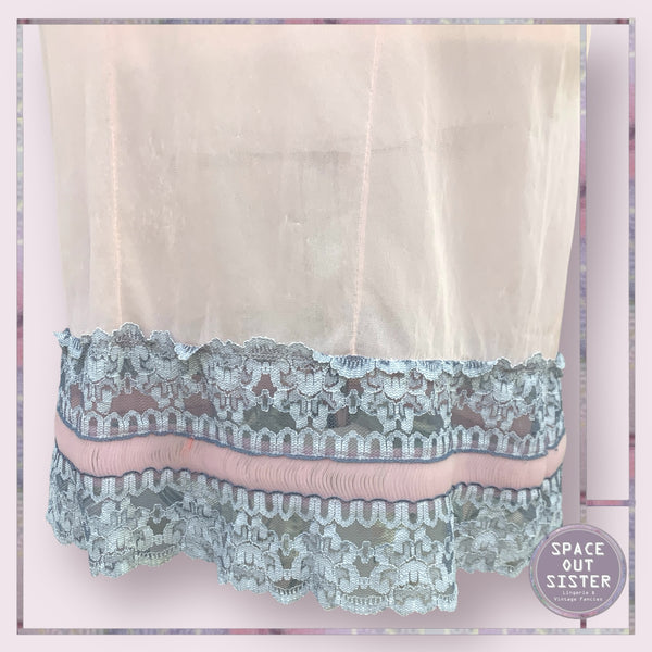 Vintage Pink & Grey Slip