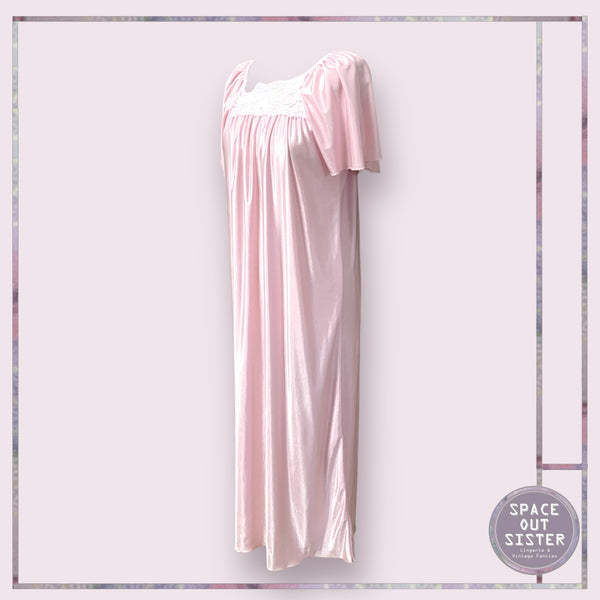 Vintage Satin Pink Nightdress