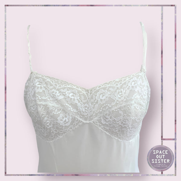 Vintage Ornate White Slip