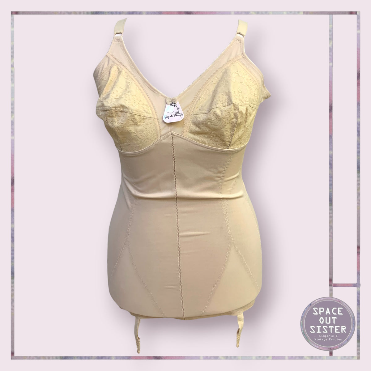 Vintage NOS Guy de Paris Corselette