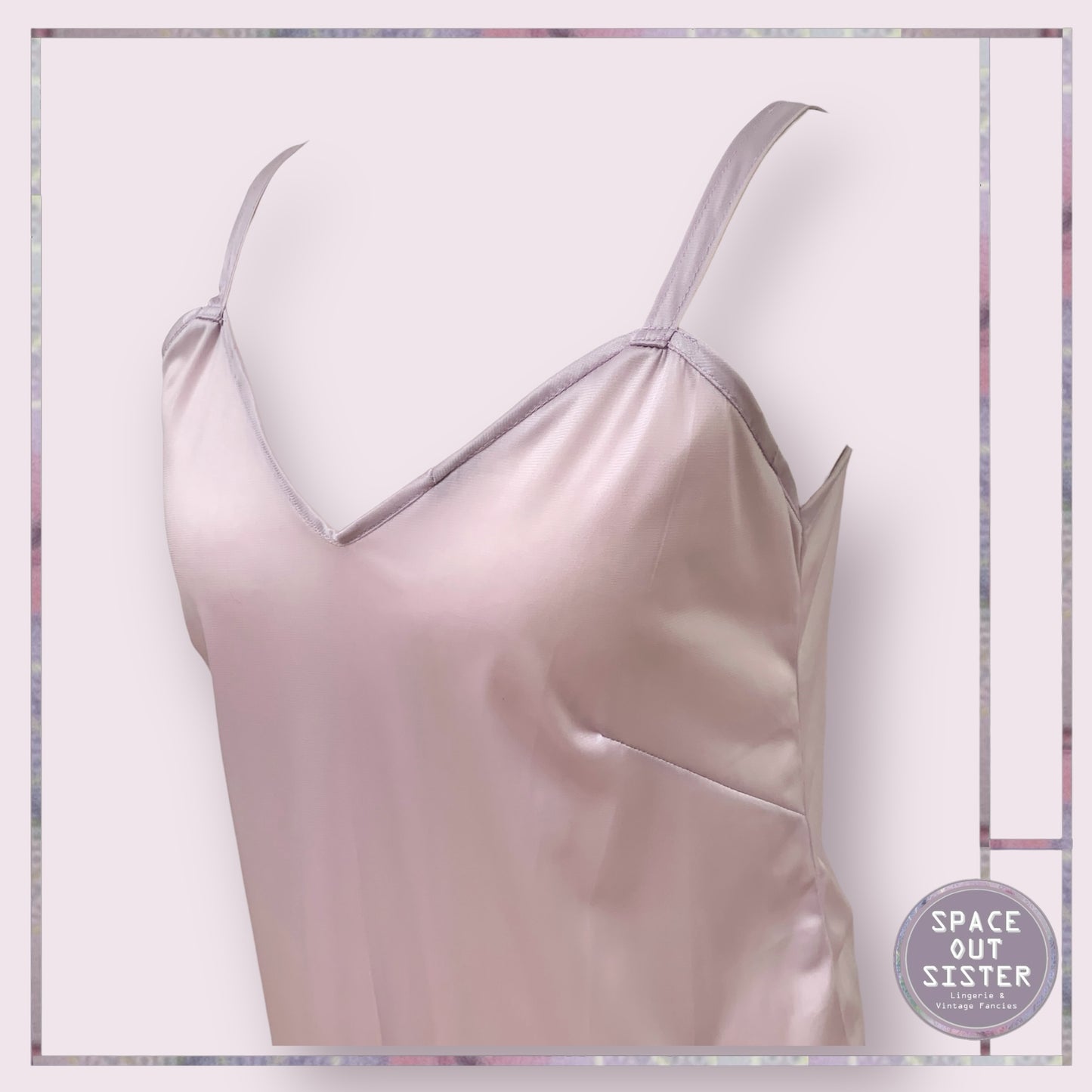 Vintage Lilac Slip Dress