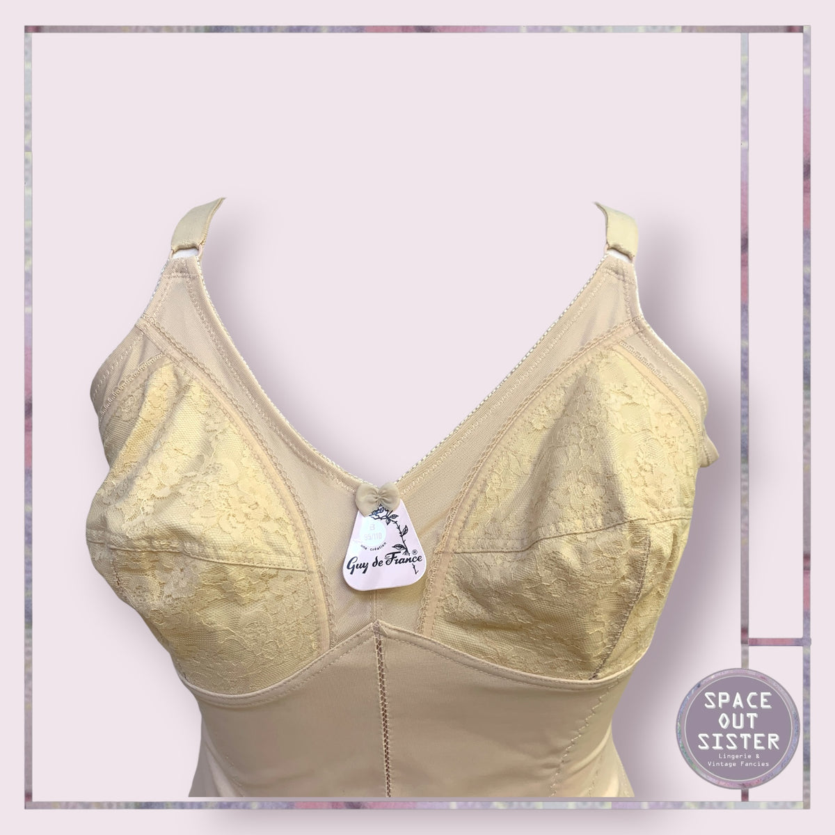 Vintage NOS Guy de Paris Corselette