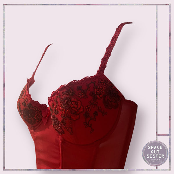Vintage Red Bustier