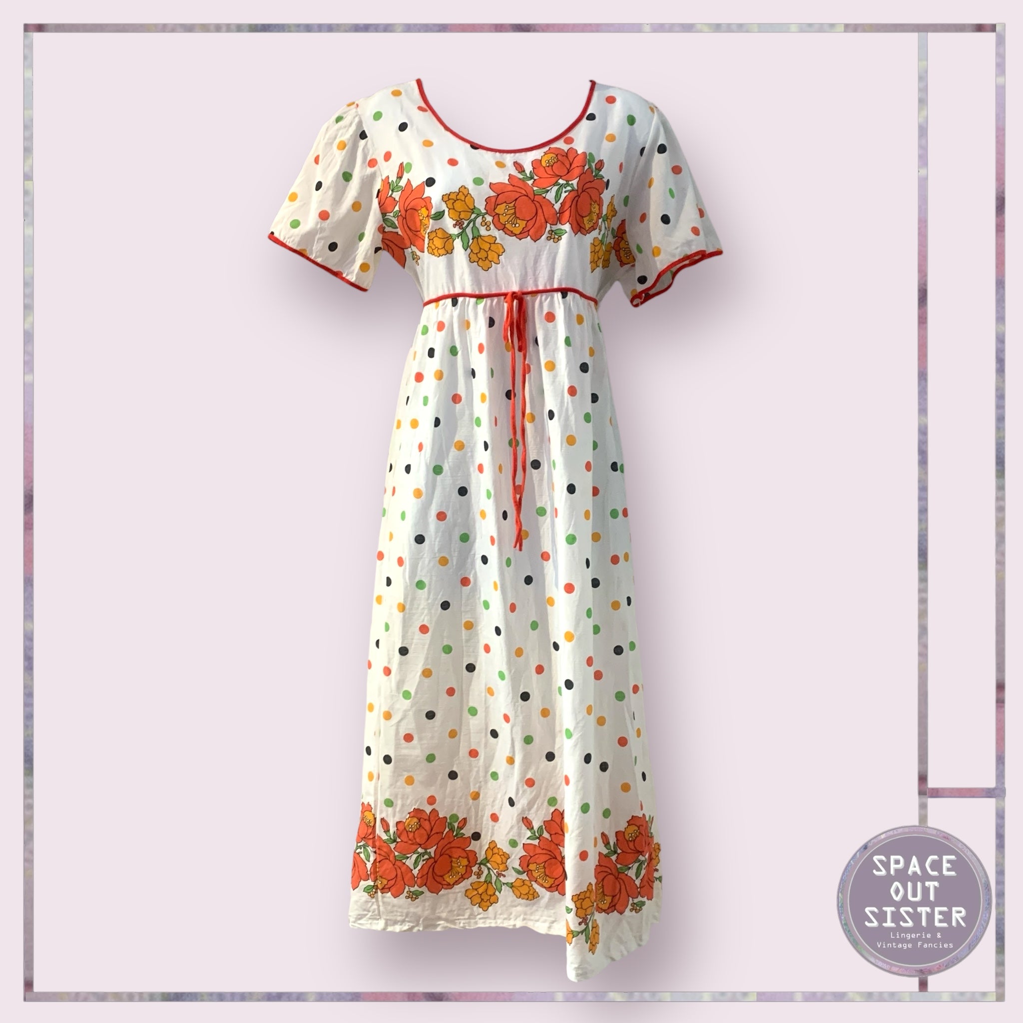 Vintage Poppy Nightdress