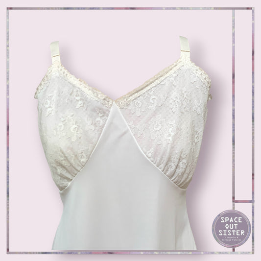 Vintage Nani Embroidered Slip