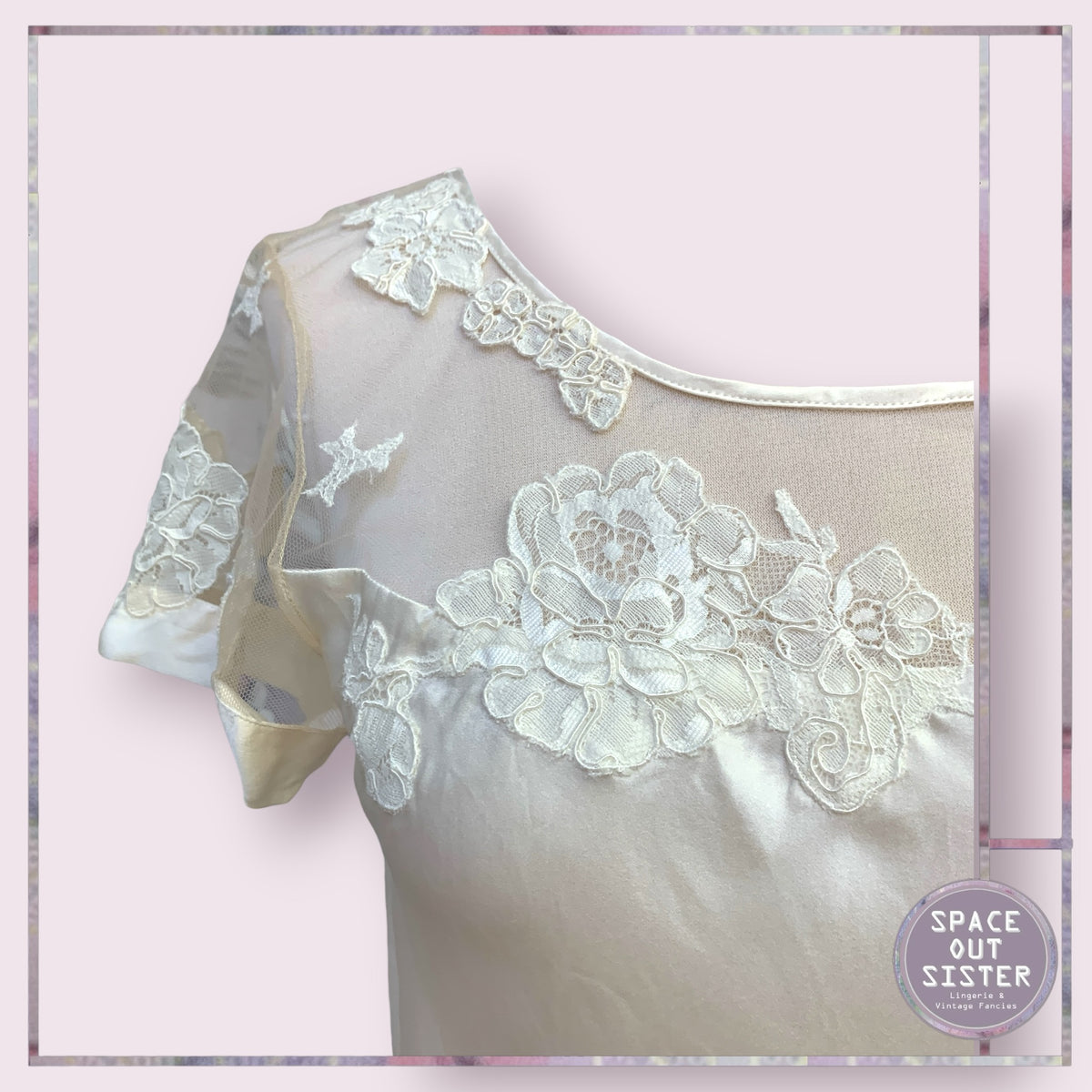 Vintage Silk Luna di Seta Milano Nightdress