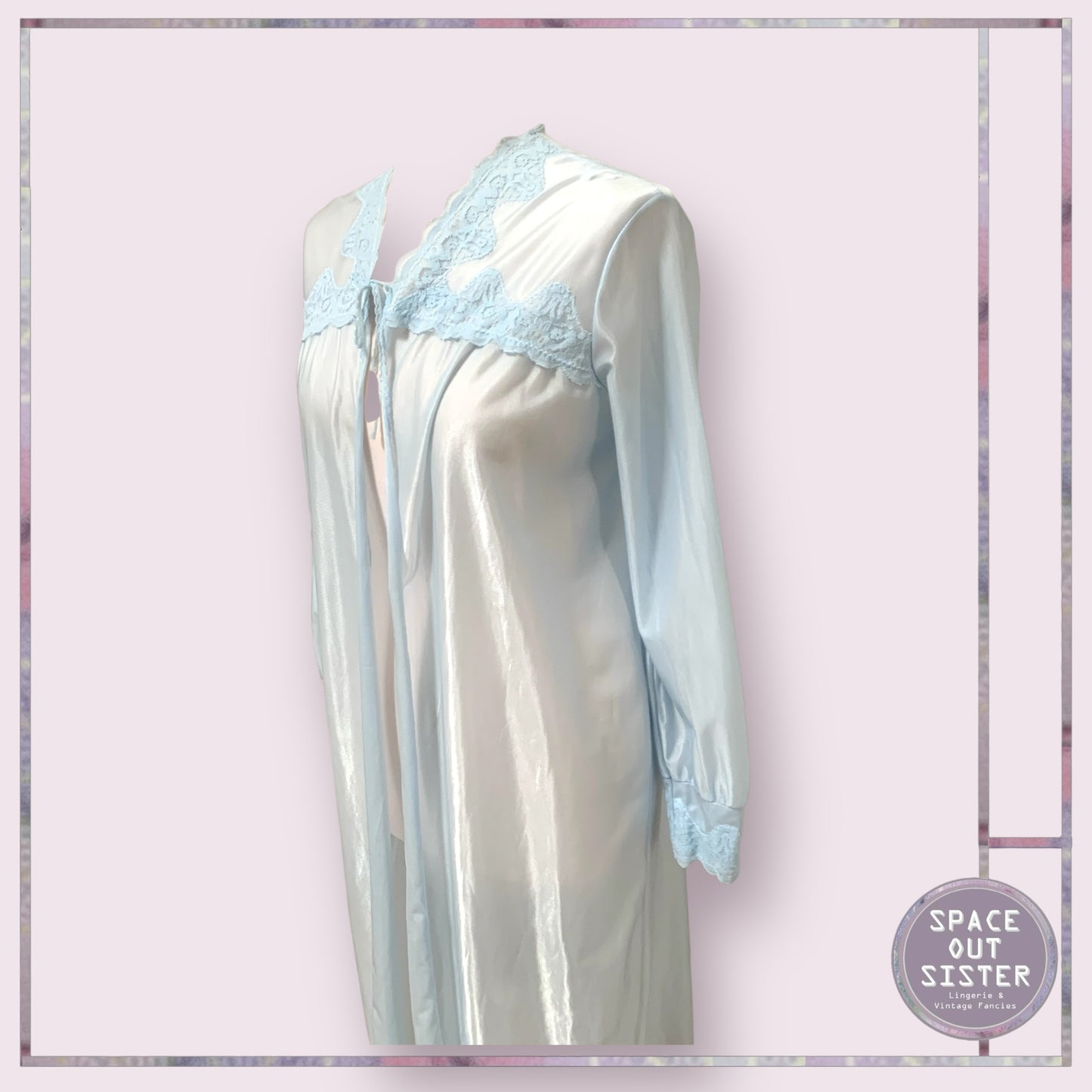 Vintage Powder Blue Robe