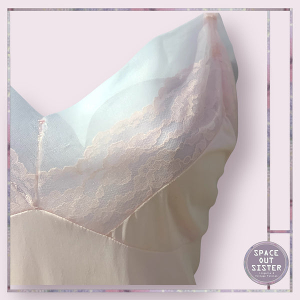 Vintage Candyfloss Pink Slip