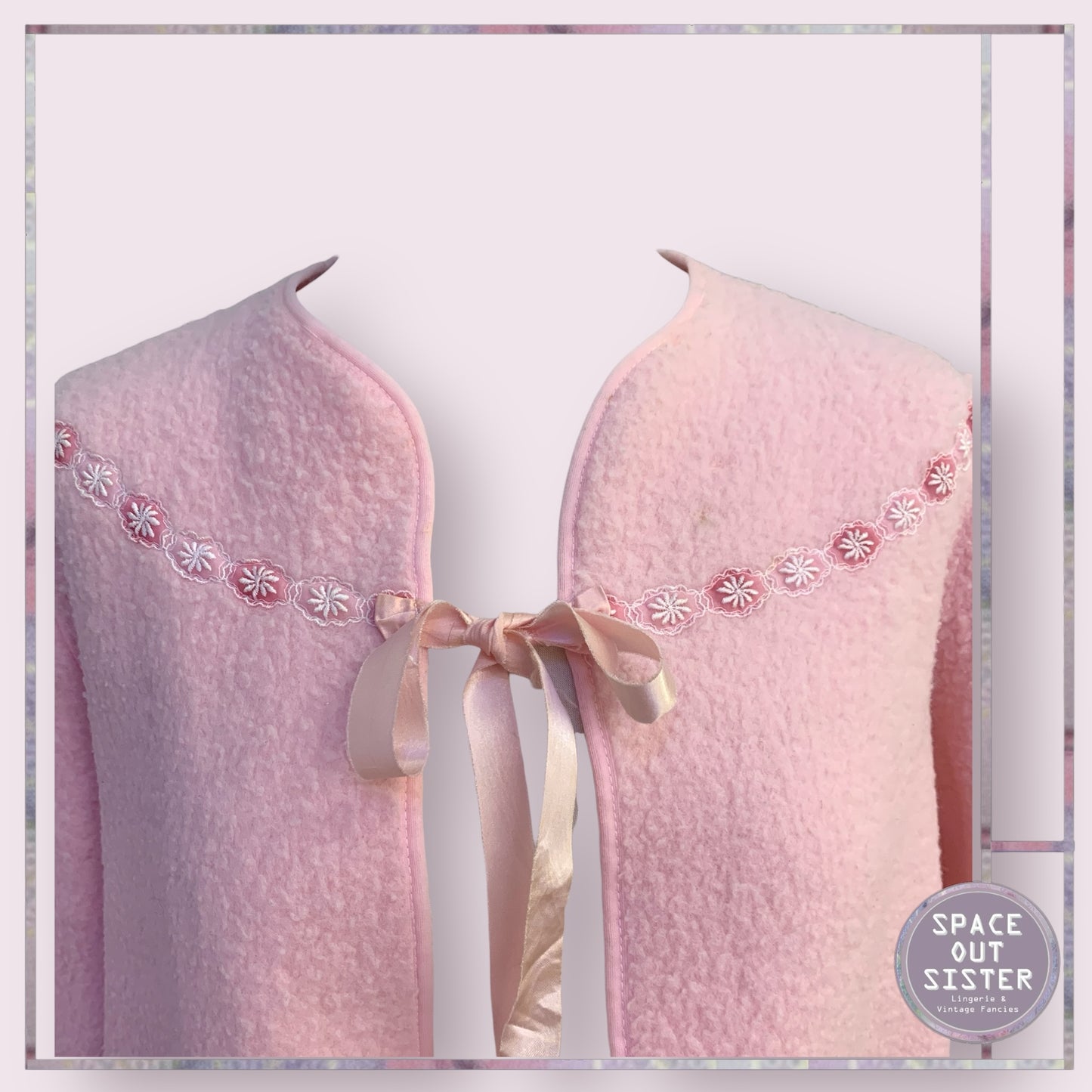 Vintage Fleece Bed Jacket