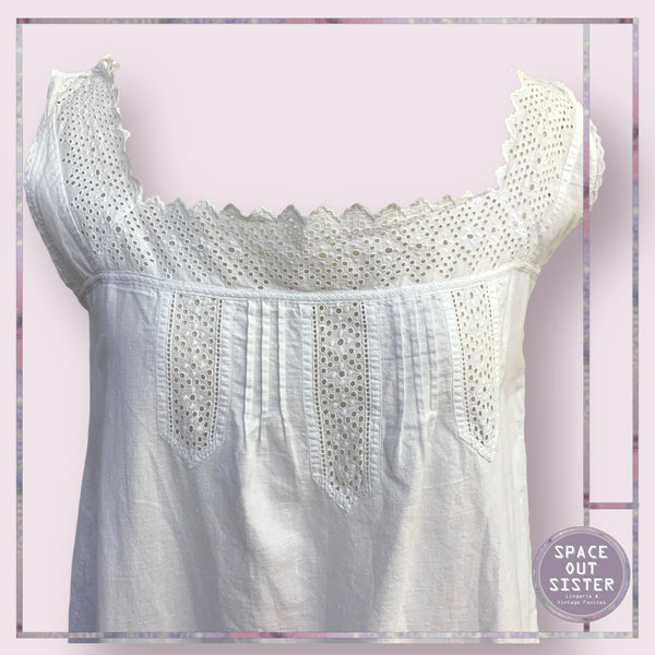 Antique White Cotton Chemise