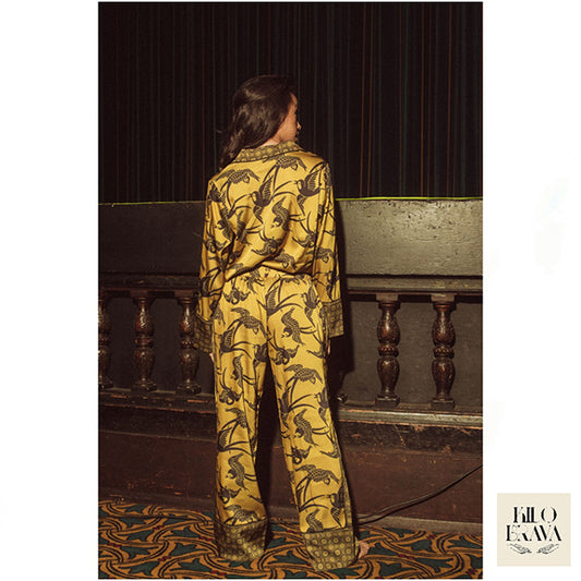 New Antique Swallows PJs by Kilo Brava